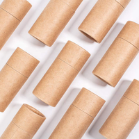 En Existencia, Caja de Embalaje Ecológica de Cartón Kraft en Forma de Cilindro para Pósteres, Caja de Envío con Tapas de Plástico