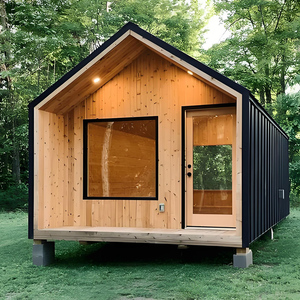 Fabbrica-progettato cedro rosso tradizionale triangolare all'aperto Sauna per 4 personalizzabile con funzione di vapore pannello di controllo accessorio - Product Image 2