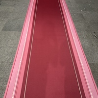 Tapis d'exposition en polyester avec logo personnalisé, plusieurs couleurs, pour mariages, événements, scènes, cérémonies, antidérapant, décoration pour utilisation automobile