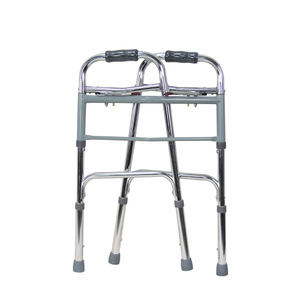 Customized Four Legged <b>Walker</b> Aluminum Alloy Foldable Medical Rehabilitation Aid For <b>Elderly</b> Postoperative Training - Product Image 1