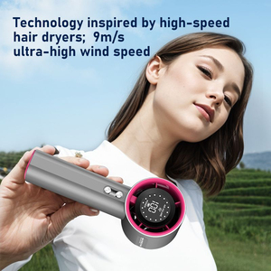 พัดลมมือถือพกพา GS1 Silent Turbo สำหรับแต่งหน้า พร้อมมาตรฐาน CE Rohs แบตเตอรี่แบบชาร์จได้ 3600mAh ความเร็วสูง 16000 รอบต่อนาที 9 เมตร/วินาที - Product Image 4