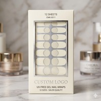 Bandes de vernis à ongles en gel professionnel sans UV, certifiées MSDS, sans lampe, bandes de vernis à ongles en gel véritable en vrac pour les propriétaires de salons et les spas de beauté