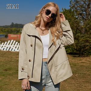 Outillage grandes poches brillant imperméable coton manteau profil <span class=keywords><strong>mi</strong></span>-<span class=keywords><strong>long</strong></span> épaissi coupe-vent femmes - Product Image 4