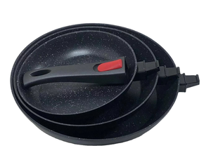 Poêle à frire électrique multifonction en aluminium antiadhésif avec poignée <span class=keywords><strong>amovible</strong></span>, casseroles et poêles de cuisine - Product Image 6