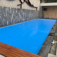 Couverture de piscine automatique à film souple en PVC