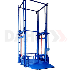 Ascenseur de fret industriel hydraulique, hauteur 3m-8m, avec garde-corps fermé, colonne personnalisée, élévateur de marchandises pour la fabrication - Product Image 2