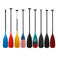 Pagaie de surf réglable légère haute performance en fibre de carbone poignée en T ergonomique pour OEM ODM Ocean Waters Adventures