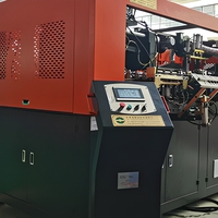 Machine de soufflage par étirage automatique de bouteilles PET 5L à moteur rotatif haute pression contrôlée par PLC Delta