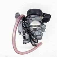 Carburador CVK de 40 mm Compatible con Modelos Kawasaki 1987-07, Carburador de 40 mm para Sistema de Combustible de Motocicleta KLR650 KLR 650 KL650E