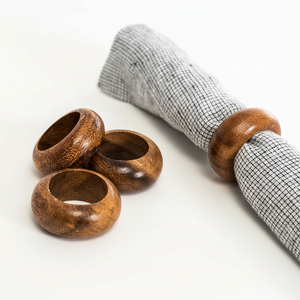 Hotel Table <b>Napkin</b> <b>Ring</b> <b>Wooden</b> <b>Napkin</b> <b>Ring</b> Round for Wedding Hotel Dining Table Decor Wood <b>Napkin</b> <b>Rings</b> - Product Image 1