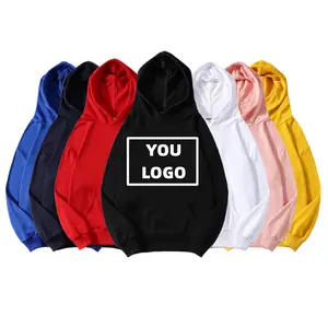 Custom Solid Hoodies Polyester/cotton Breathable Eco-friendly Hoodies Unisex For Autumn Adults Clothing Pour Hommes