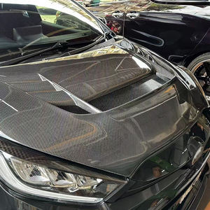 Capot <span class=keywords><strong>moteur</strong></span> avant en fibre de carbone véritable, remplacement pour <span class=keywords><strong>Toyota</strong></span> GR <span class=keywords><strong>Yaris</strong></span> GXPA16 2020+, kit carrosserie capot avant en carbone - Product Image 5