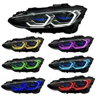 Phares LED RGB en gros pour BMW Série 4 G22 G23 G26 2021-2023 – Vente directe usine, ensemble de projecteurs DRL colorés (paire)