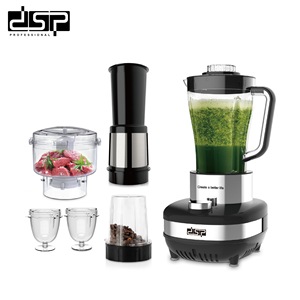 Licuadora multifuncional DSP 6 en 1 de 1L y 3L, procesador de alimentos de acero inoxidable para batidos y comida para bebés - Product Image 1