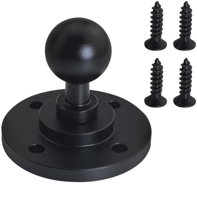 YEAH 17mm Ball Adapter + 40mm Base Mount Set for Connecting Camera Tripod Connectors Wall Outdoor Desktop Fixed Base