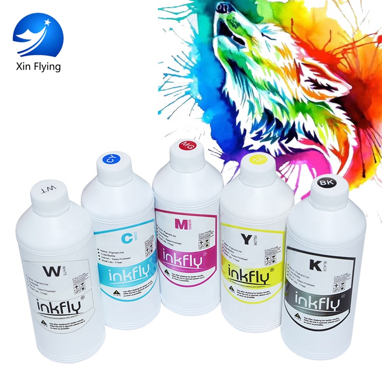 Оптовая продажа, чернила высокого качества Inkfly xp600, пигмент dtf, пленочные чернила dtf для l1800 и i3200