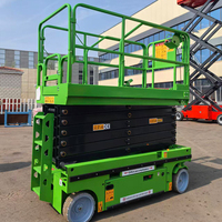 Plateforme de travail en hauteur, plateforme élévatrice à ciseaux électrique, capacité de charge de 320 kg, 8 m, 10 m, 12 m pour installation en hauteur