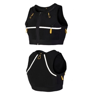 Veste de travail unisexe en polyester pour femme, réfléchissante, avec ceinture ajustable, gilet de course, poche pour téléphone - Product Image 3