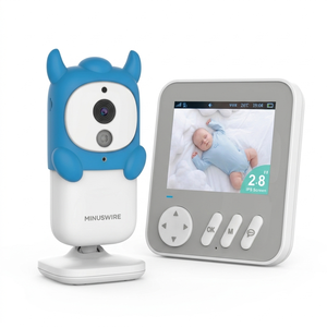 กล้องวงจรปิดไร้สายสำหรับเด็ก KT-903SC หน้าจอ IPS 720P สนทนาสองทาง ตรวจวัดอุณหภูมิ เตือนการให้อาหาร รับผลิตแบบ OEM ODM จำหน่ายส่ง - Product Image 1