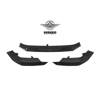 Lèvre avant en fibre de carbone préimprégnée style SQ-V2 compatible avec Audi RS3 8Y Facelift 2025+ Sportback Berline 3 pièces moulées sous autoclave
