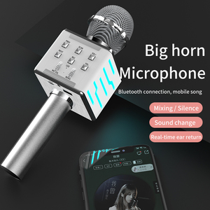 Micro không dây chuyên nghiệp, loa tích hợp, micro cầm tay, máy nghe nhạc, máy thu âm hát karaoke - Product Image 4