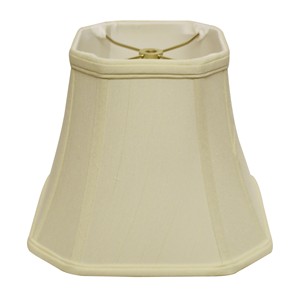HMS 18 \ "campanello quadrato inclinato avorio Monay Shantung paralume eleganti cover e nuance - Product Image 1