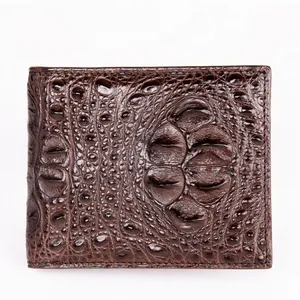 Portefeuille usine sac principale femme Crocodile portefeuille En Cuir pour hommes, en cuir véritable portefeuille mince avec RFID