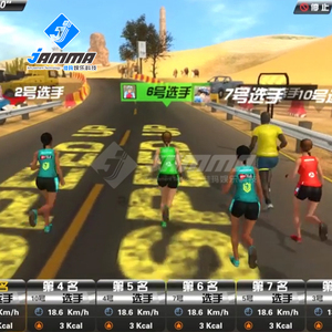 Meilleur simulateur de course AR intelligent pour le cyclisme en intérieur, en métal, interactif et divertissant, pour la pratique sportive et l'exercice en salle de sport, écoles et clubs - Mix Jm-ar-running AR Running - Product Image 3