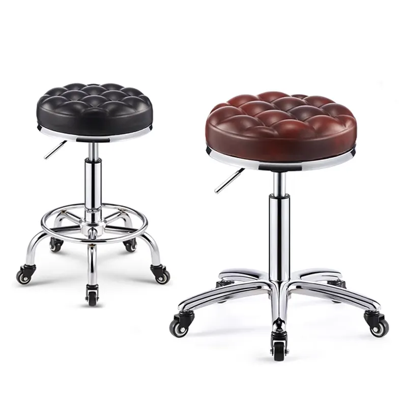 Custom Bar Chair Stool Swivel Barber Shop Hairdresser Chair Beauty Hair Salon Furniture Office Chairs