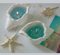 LunaLith Bougie d'Art Créative Personnalisée Coquillage pour Kit de Fabrication de Bougies et Parfums d'Intérieur Faits Main pour Entreprises