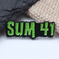 Broche de groupe rock Magic Number 41, accessoire badge musical