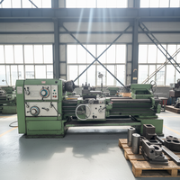 Tour à métaux horizontal d'occasion à prix abordable, vente directe usine, machine industrielle de précision de moyenne capacité, Chine Dalian
