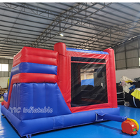 Château gonflable pour enfants Spider-Man avec toboggan pour les fêtes, les entreprises, OEM, ODM