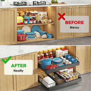 ตัวจัดระเบียบตู้แบบดึงออกได้สำหรับ Shopify Dropshipping  ลิ้นชักแบบขยายได้สำหรับตู้ - Product Image 5