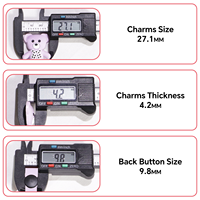 Accessoires de chaussures légers et imperméables de qualité supérieure pour filles, breloques pour chaussures, prix d'usine personnalisé