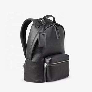 Zaino per Laptop <span class=keywords><strong>in</strong></span> Vera <span class=keywords><strong>Pelle</strong></span> con Logo Personalizzato, Grande Capacità, Borsa da Viaggio Artigianale, Zaino Casual Antifurto per College - Product Image 2