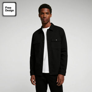 <span class=keywords><strong>Giacca</strong></span> da uomo personalizzata in cotone <span class=keywords><strong>oversize</strong></span> camicie stampate vecchie camicie da soldi per l'autunno - Product Image 1