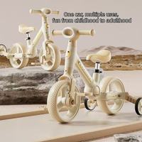 Nuovo Modello 2025 Triciclo Ecologico 3-in-1 per Bambini, Bicicletta Senza Pedali con Ammortizzatore e Imbracatura a 3 Punti per Bambini da 1-3 Anni