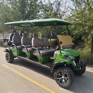Carrito de Golf a Gasolina para Campamentos, Buggy de 8 Plazas (6+2), para Hoteles y Resorts - Product Image 2