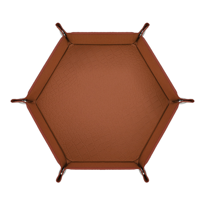 Motif crocodile marron foncé - 17,5*17,5