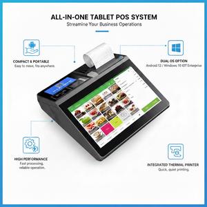 Systèmes de point de vente tout-en-un <span class=keywords><strong>Longfly</strong></span> 11,6 pouces, mini tablette PC pour commandes, lecteur NFC, terminal de bureau, caisse enregistreuse - Product Image 3