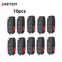 10 télécommandes universelles KEYDIY B01-3+1 à 3 boutons pour programmeur de clés KD900/KD/KD-X2, Chine continentale