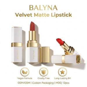 Lápiz Labial Mate <span class=keywords><strong>de</strong></span> Marca Privada con Logotipo Personalizado, Lápiz Labial <span class=keywords><strong>de</strong></span> Terciopelo <span class=keywords><strong>de</strong></span> Larga Duración a Prueba <span class=keywords><strong>de</strong></span> Agua, Bajo MOQ, <span class=keywords><strong>Maquillaje</strong></span> Labial Vegano al por Mayor - Product Image 4