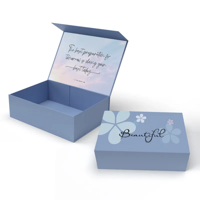 Custom Logo Magnetic Folding box Gift boxes Perfume Clothes Scented Candle box luxury Paper packaging