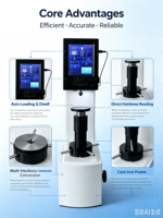 Durómetro Brinell Digital HBS-3000, Equipo Electrónico de Sobremesa para Pruebas de Materiales Metálicos