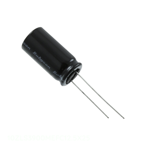 Distribuidor Autorizado: Condensador de Aluminio de 3900 uF, 10ZLS3900MEFC12.5X25, 3900UF, 20%, 10V, Radial, de Orificio Pasante - Product Image 1