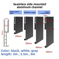 Seitlich Montiertes Rahmenloses Glas-Treppengeländer U-Kanal Innen/Außen Zementfreie Fundamentträger Aluminiumlegierung Schutzgeländer Balkon