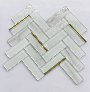 Mosaico de Azulejos Decorativos para Baño y Cocina, Diseño Moderno Personalizado, Espaldera de Espiga Blanca de Primera Calidad - Product Image 6