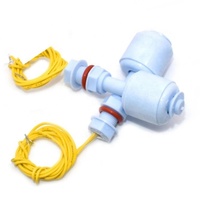 Capteur de niveau d'eau liquide PP 52 mm Interrupteur à flotteur horizontal vers le bas avec capteur de niveau d'eau de haute qualité