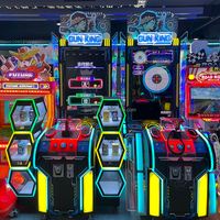 Machine de jeu d'arcade simulateur de tir à monnayeur pour intérieur avec support en espagnol, construction métallique pour centres de jeux
